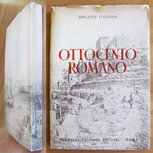 OTTOCENTO ROMANO con 18 tavole - copertina