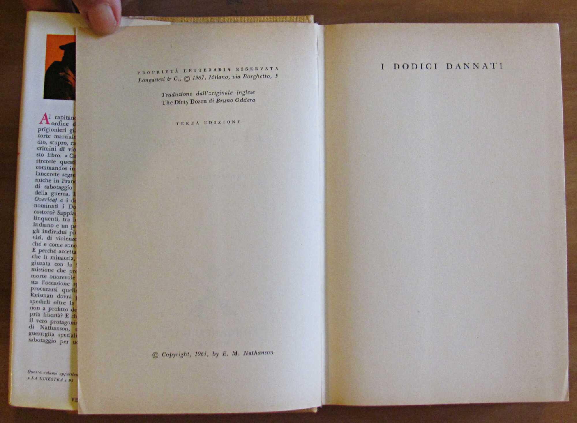 I DODICI DANNATI - Col. La Ginestra N.93, 1968
