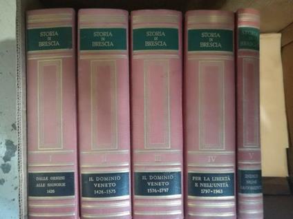 Storia Di Brescia Treccani 5 Vol. (Tutta Tela) - copertina