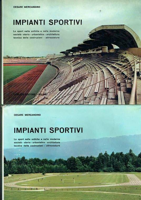Impianti Sportivi 2 Volumi - Cesare Mercandino - copertina