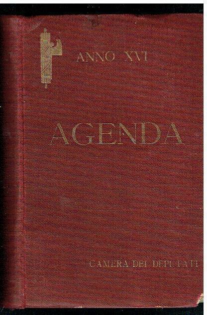 Agenda Anno Xvi - copertina