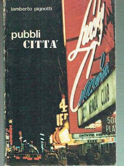 Pubblicittà  - Lamberto Pignotti - copertina