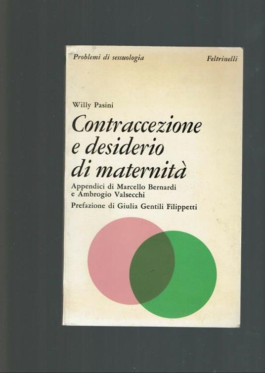 Contraccezione E Desiderio Di Maternità  - Willy Pasini - copertina
