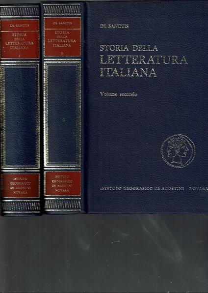 Storia Della Letteratura Italiana  - De Sanctis - copertina