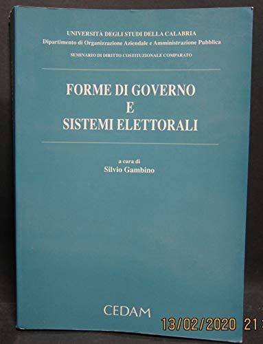 Forme Di Governo E Sistemi Elettorali - Silvio Gambino - 2