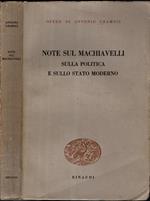 Note sul Machiavelli sulla politica e sullo Stato Moderno