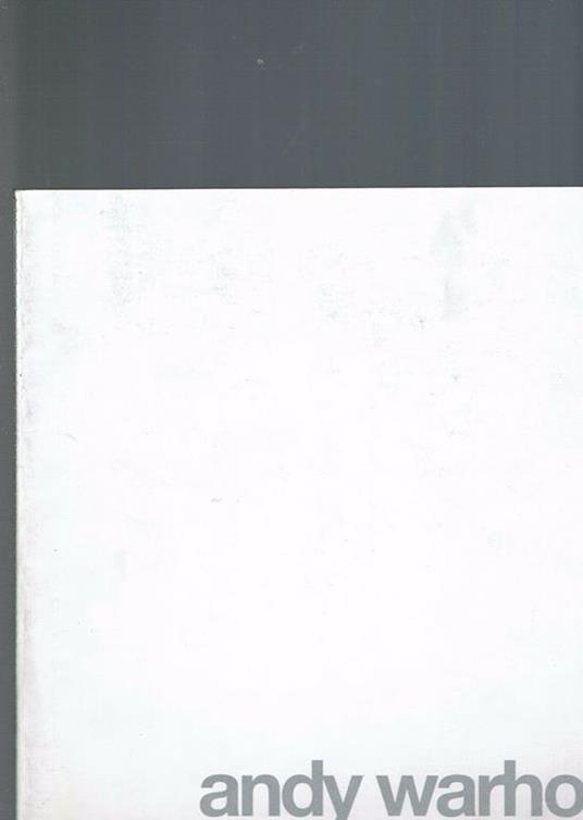 andy warhol dalla realtà al mito - copertina
