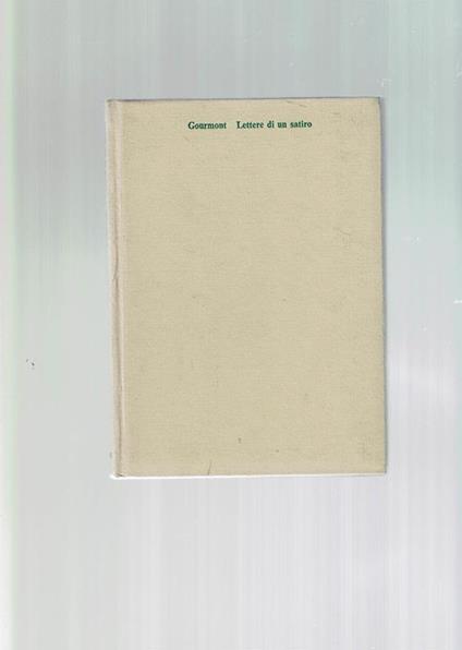 Lettere Di Un Satiro - copertina