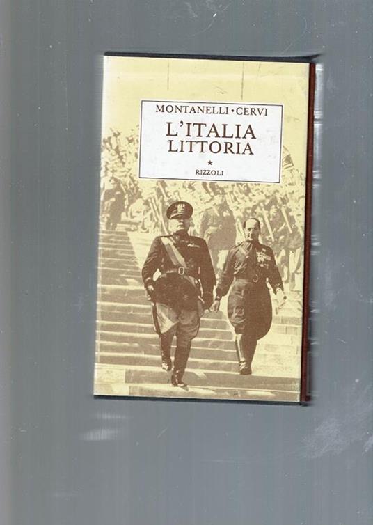 L' Italia Littoria - Roberto Gervaso - copertina