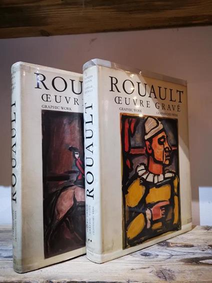 Rauault Oeuvre Grave - Graphic Work - Graphisches Werk 2 Vol - copertina