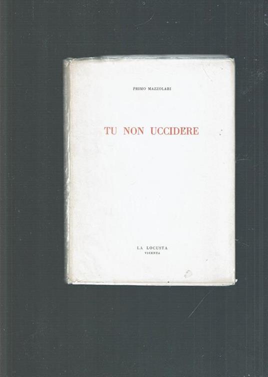 Tu Non Uccidere - copertina