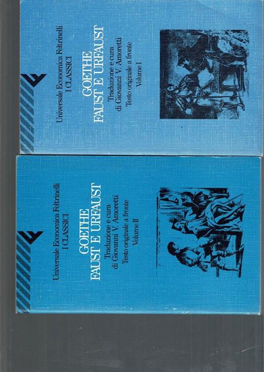 Faust E Urfaust 2 Vol. Di: Goethe, Johann Wolfgang : Von - copertina