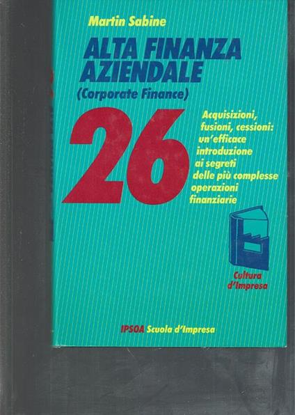 Alta Finanza Aziendale (Corporate Finance) - copertina