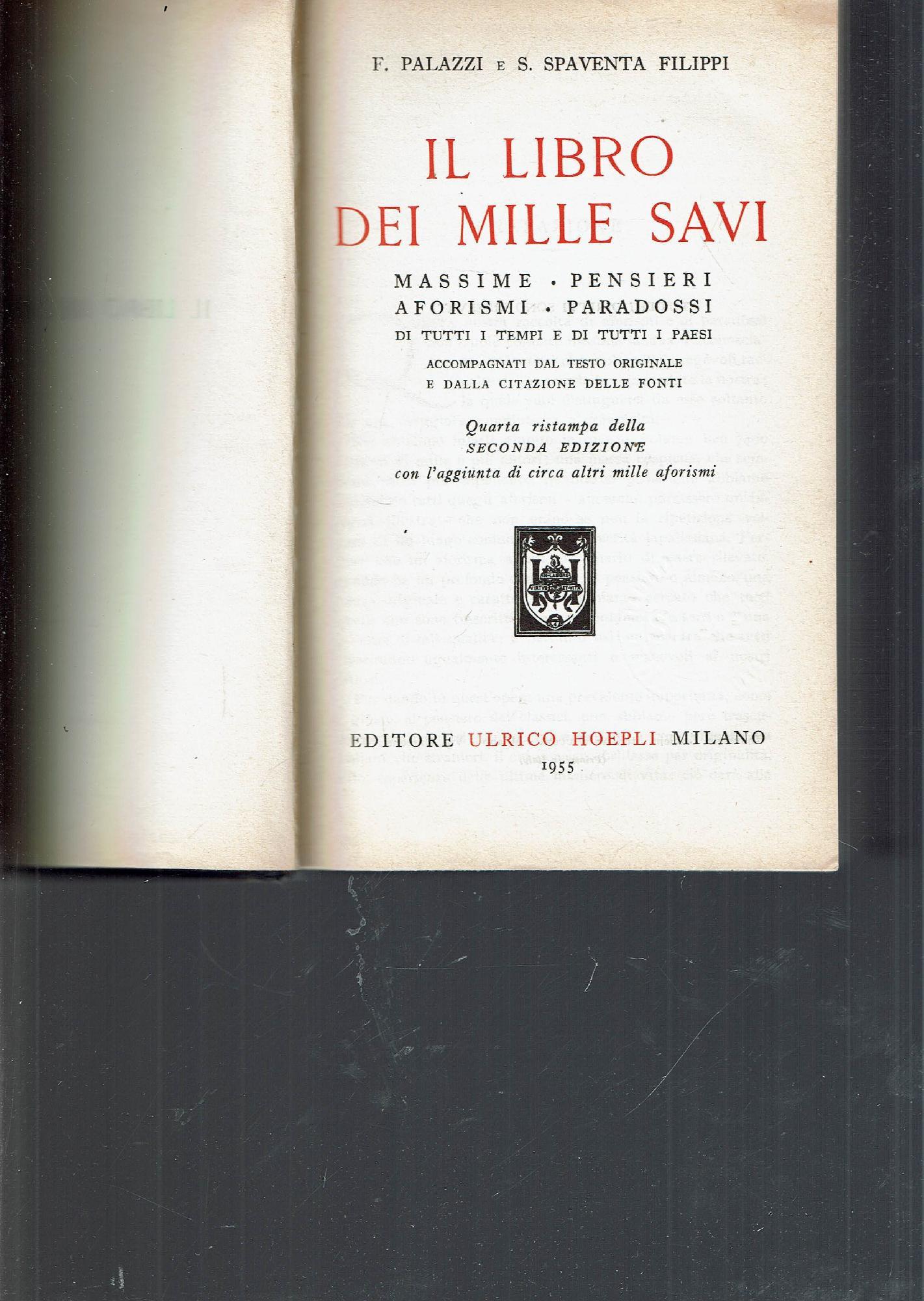 Il Libro Dei Mille Savi