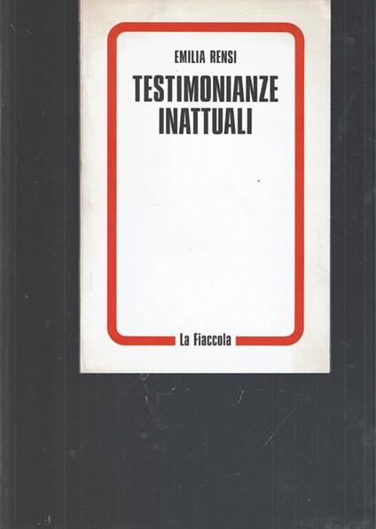 Testimonianze Inattuali - copertina