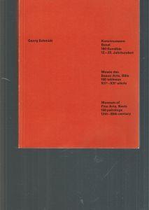 Georg Schmidt 150 Opere Del Museo Di Belle Arti Di Basilea Dal Xii Al Xx Secolo - copertina