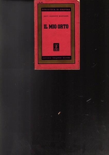 Il Mio Orto - copertina