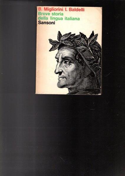 Breve Storia Della Lingua Italiana - copertina