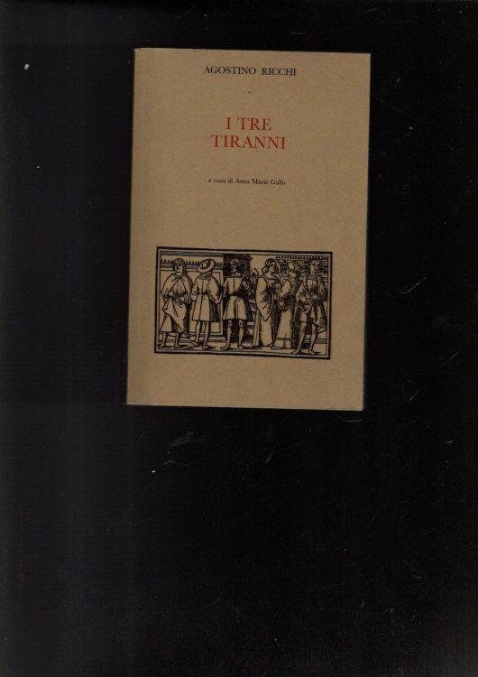 I tre tiranni - copertina