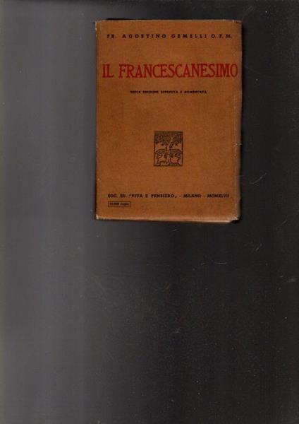 Il Francescanesimo - copertina