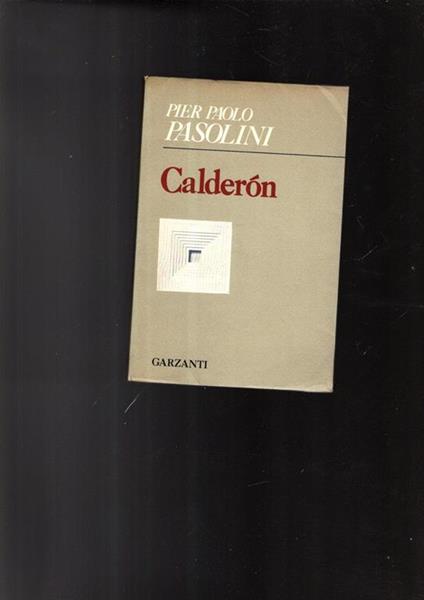 Calderon - Pier Paolo Pasolini - copertina
