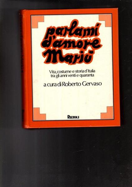 Parlami d'amore Mariù 3 VOL - copertina