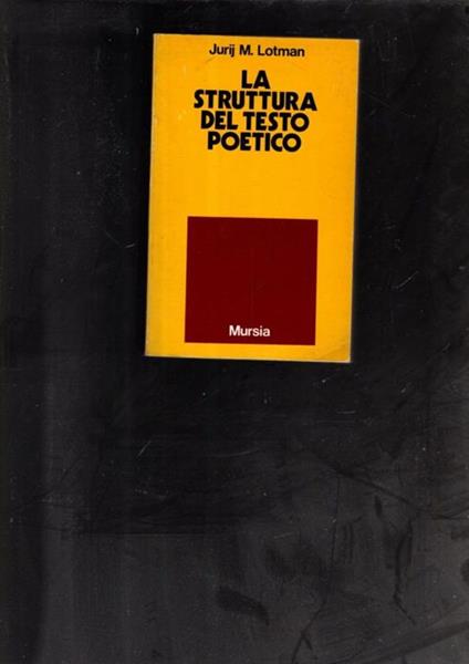 La Struttura Del Testo Poetico: - copertina