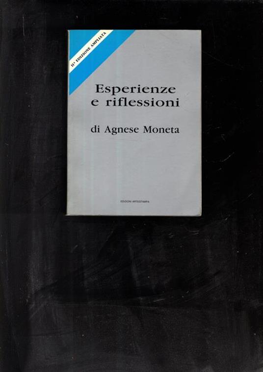 Esperienze E Riflessioni Di Agnese Moneta - copertina