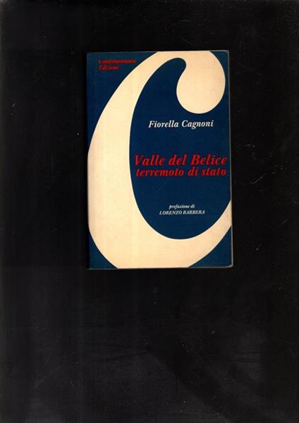 Valle del Belice terremoto di stato - Fiorella Cagnoni - copertina