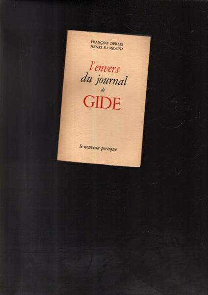 L' Envers du Journal de Gide - copertina