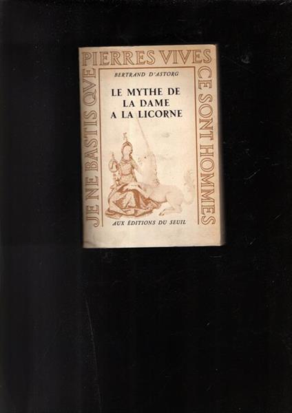 Lemythe De La Dame A La Licorne - copertina