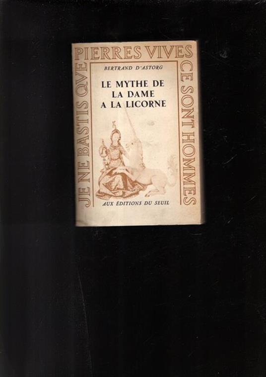 Lemythe De La Dame A La Licorne - copertina