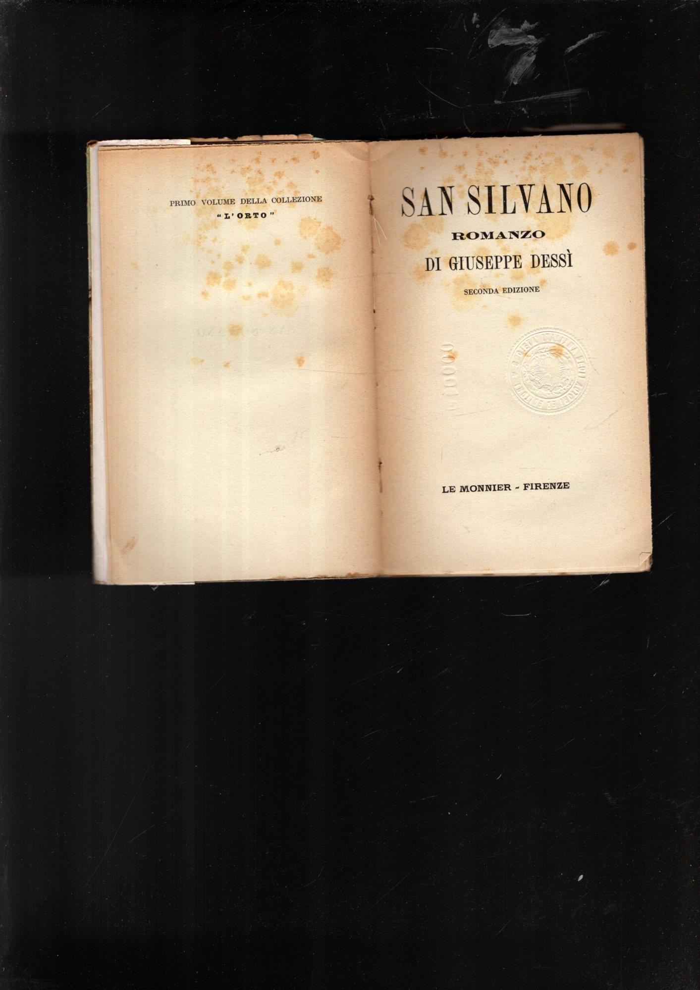 San Silvano. Romanzo