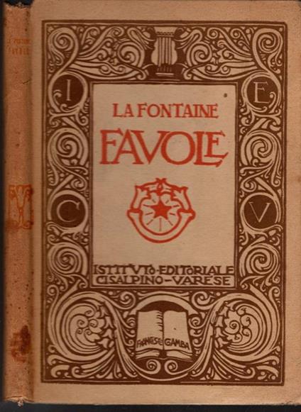 La Fontaine - Favole - copertina