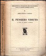 Il pensiero vissuto a cura di enrico castelli