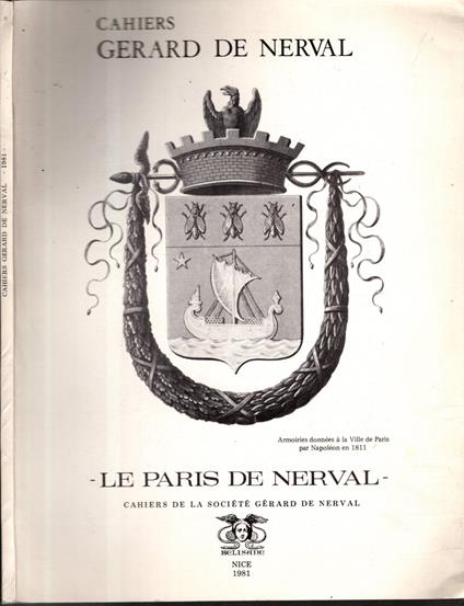 Cahiers De Gerard De Nerval - Le Paris De Nerval - copertina