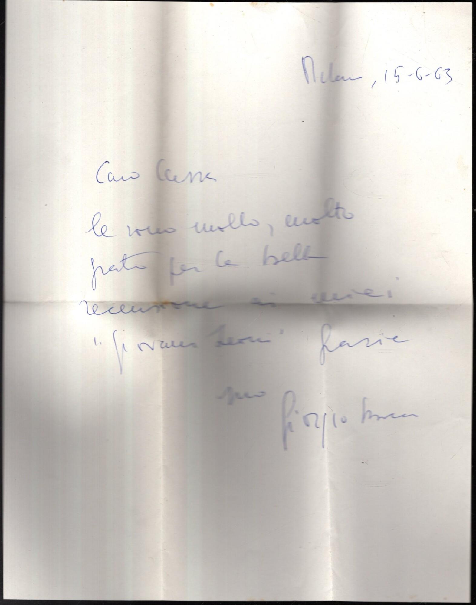 I Giovani Leoni Del Neocapitalismo Con Ringraziamento Autografo Di Giorgio Bocca