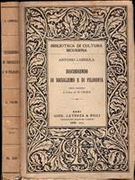 Discorrendo Di Socialismo E Di Filosofia