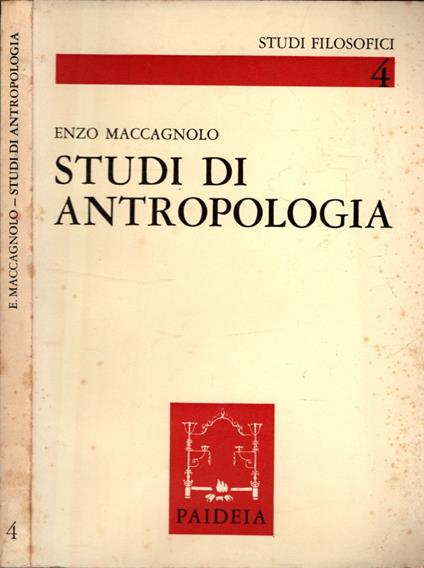 Studi di antropologia - copertina