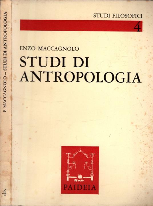 Studi di antropologia - copertina
