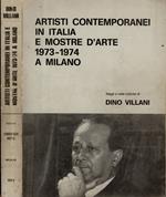 Artisti Contemporanei In Italia E Mostre D'Arte 1973-1975 A Milano