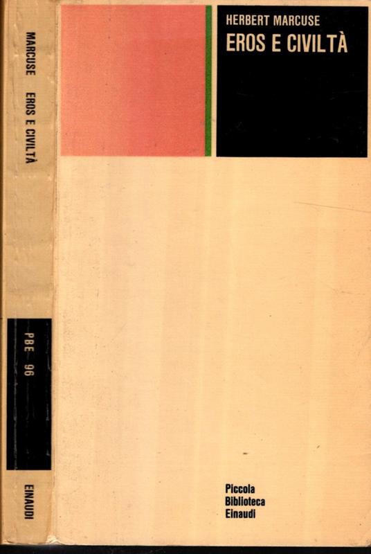 Eros E Civilta' - Herbert Marcuse - copertina