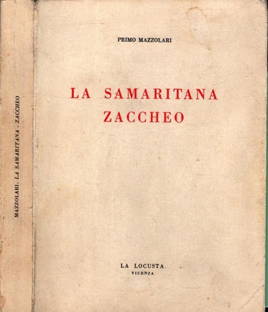La Samaritana Zaccheo - Primo Mazzolari - copertina