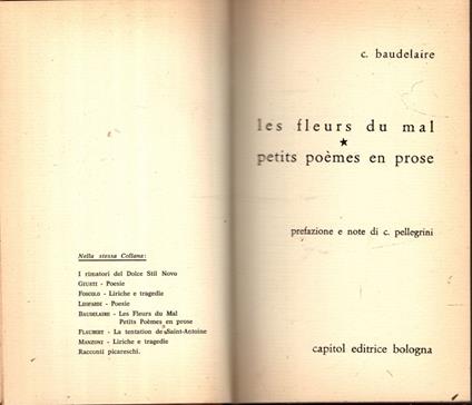 Fleurs Du Mal Petits Poemes En Prose C - Charles Baudelaire - copertina