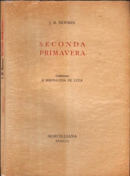 Seconda Primavera - copertina