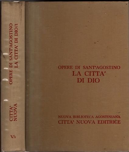 La Citta' Di Dio Vol I-X Sant'Agostino - copertina