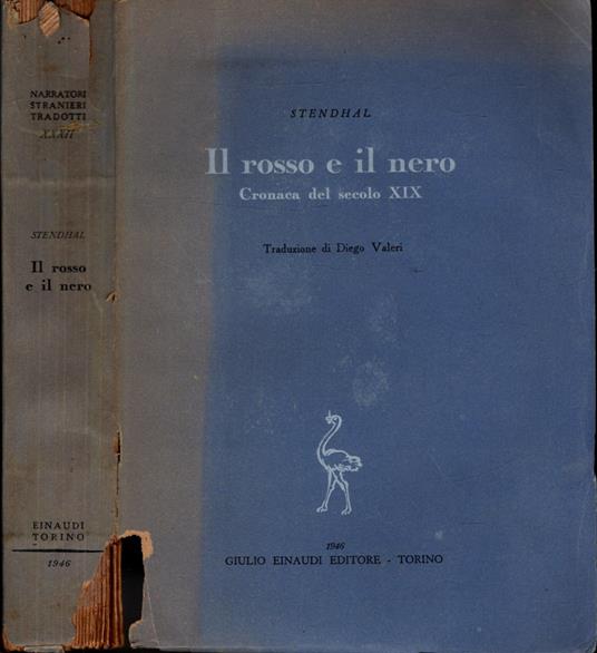 Il rosso e il nero Cronache del secolo XIX - Stendhal - copertina