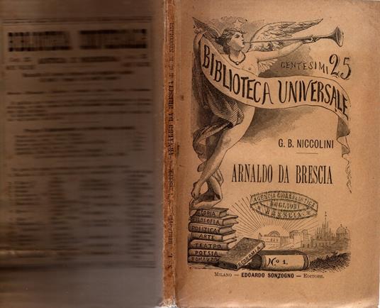 Arnaldo da Brescia Tragedia - copertina