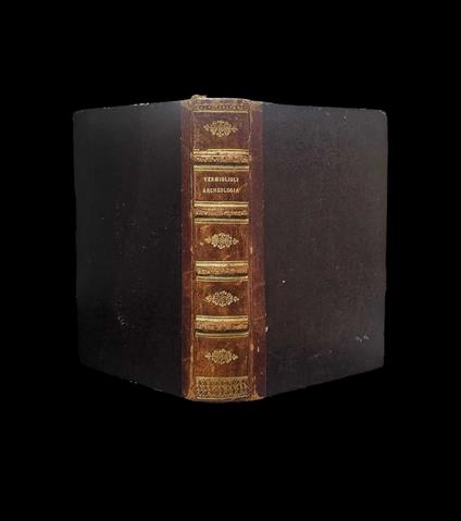 Lezioni elementari di archeologia esposte nella pontificia Università di Perugia. Prima edizione milanese colle correzioni inedite dell'Autore - copertina