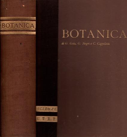 Trattato di botanica - copertina